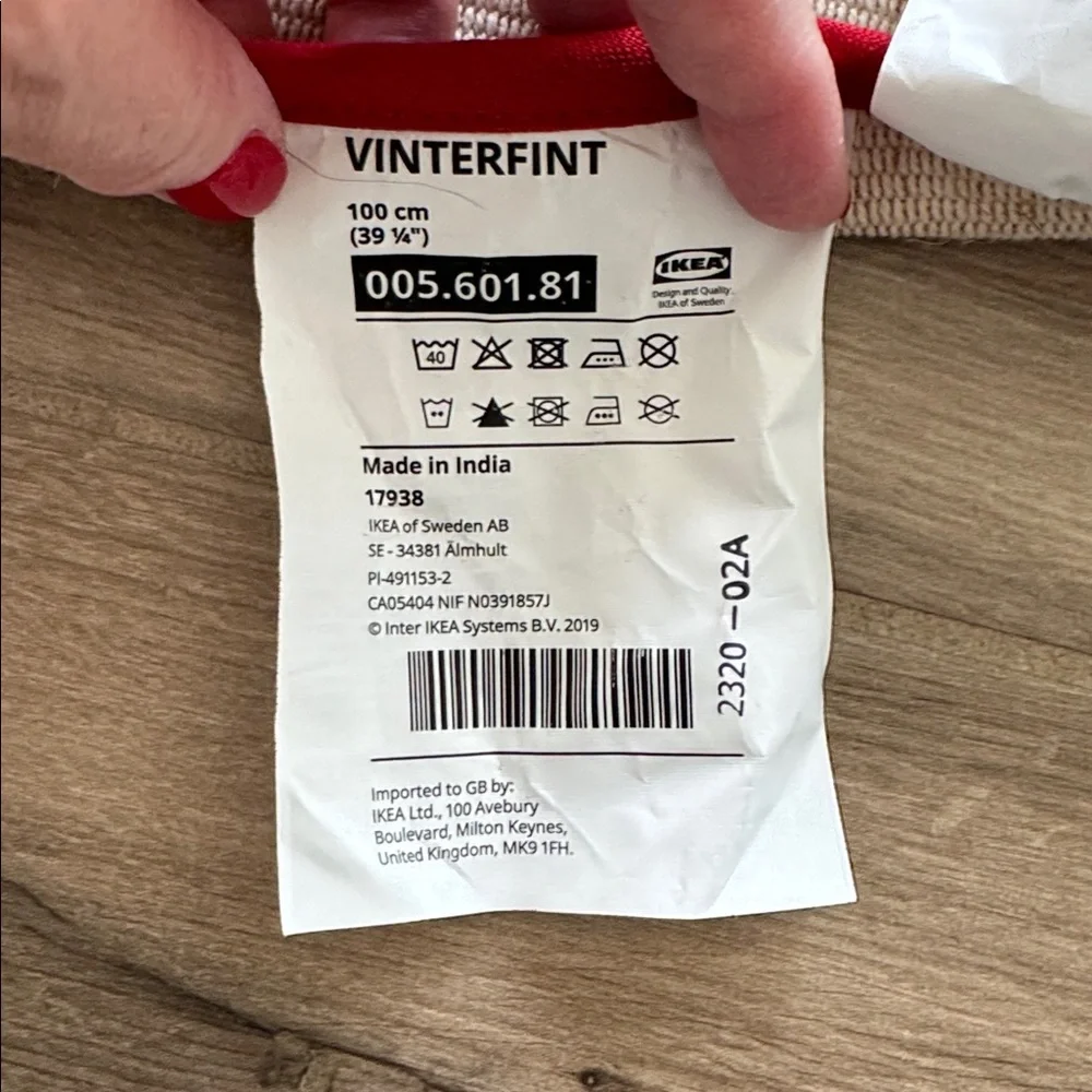 New IKEA VINTERFINT round tree mat under lay